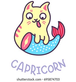 Astrology Horoscope Vector Sign Capricorn
