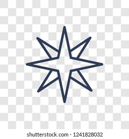 Astrology icon. Trendy linear Astrology logo concept on transparent background from ASTRONOMY collection