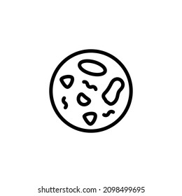 Astrologie-Symbol in Vektorgrafik. Logotyp