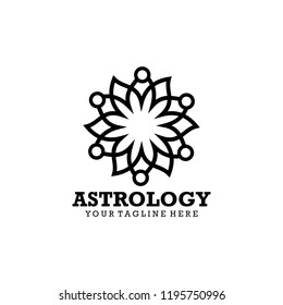 Astrology Logo Design Vector. Astrology Logo Template Ready to Use