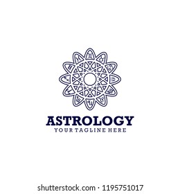 Astrology Logo Design Vector. Astrology Logo Template Ready to Use