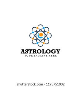 Astrology Logo Design Vector. Astrology Logo Template Ready to Use