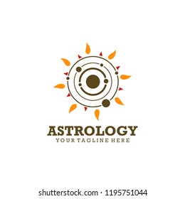 Astrology Logo Design Vector. Astrology Logo Template Ready to Use