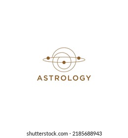 Astrology Logo Design Vector Astrology Logo Stock Vector (Royalty Free ...