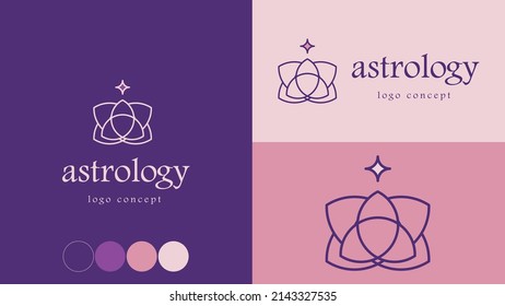 astrology logo minimalist design brand design