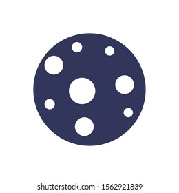 astrology moon line image vector illustration icon