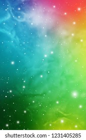 Astrology Mystic Galaxy Background. Outer Space. Vector Digital Colorful Illustration of Universe.