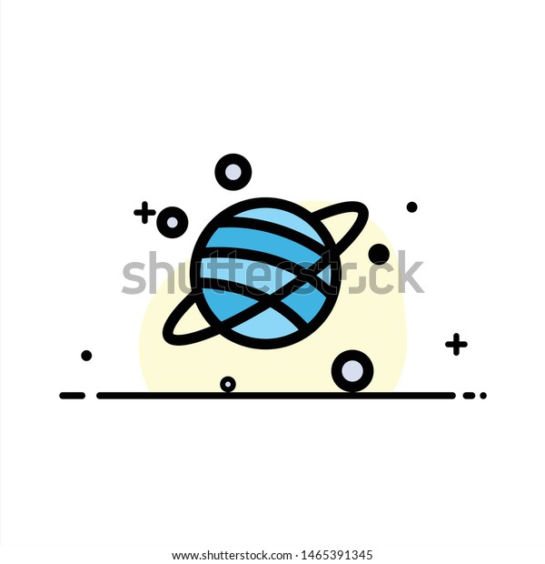 Astrology,\
Planet, Space  Business Flat Line Filled Icon Vector Banner\
Template. Vector Icon Template\
background