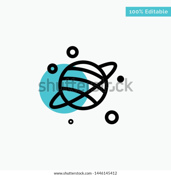 Astrology, Planet, Space turquoise highlight circle\
point Vector icon