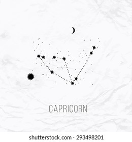 Constellation On White Background Images Stock Photos Vectors