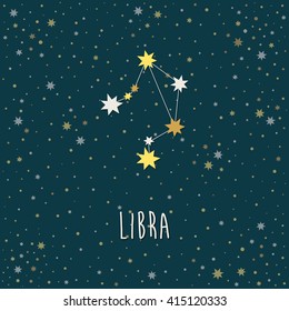 astrology sign libra vector illustration