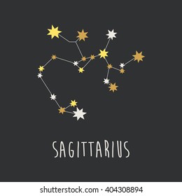 astrology sign sagittarius vector illustration