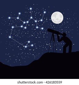 astrology sign sagittarius vector illustration