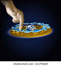 Astrology signs of the zodiac twins in space with hand