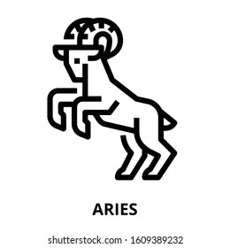 Astrology_aries icon for website, application, printing, document, poster design, etc.