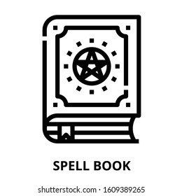 Astrology_spellbook icon for website, application, printing, document, poster design, etc.