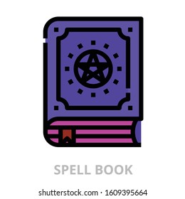 Astrology_spellbook icon for website, application, printing, document, poster design, etc.