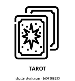 Astrology_tarot icon for website, application, printing, document, poster design, etc.