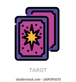 Astrology_tarot icon for website, application, printing, document, poster design, etc.