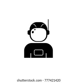 astronaut avatar icon. Characters of professions Icon. Premium quality graphic design. Signs, symbols collection, simple icon for websites, web design, mobile app on white background