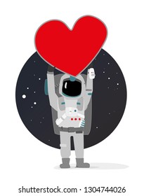 Astronaut with Big Heart 