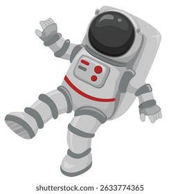 desenho animado de astronauta para crianças 