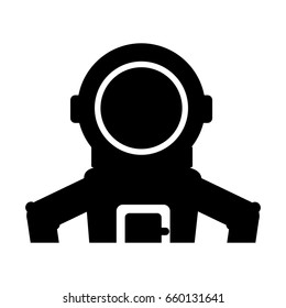 astronaut comic character icon