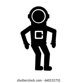 astronaut comic character icon