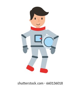 astronaut comic character icon