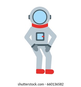 astronaut comic character icon