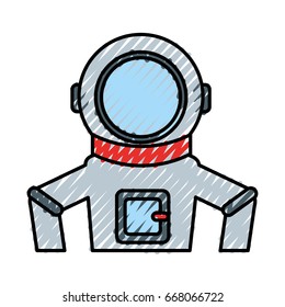 astronaut comic character icon