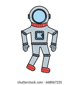 astronaut comic character icon