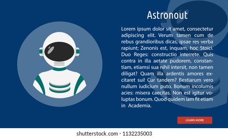 Astronaut Conceptual Banner