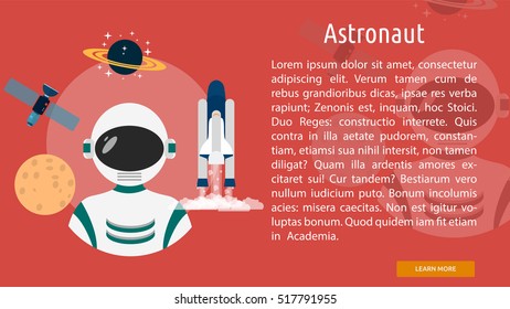 Astronaut Conceptual Banner