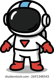 Arquivo de gráficos de Vetor EPS Digital Astronaut