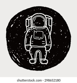 astronaut doodle
