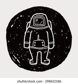 astronaut doodle