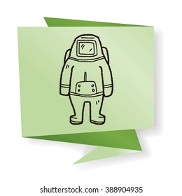 astronaut doodle