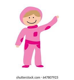 astronaut drawing avatar character