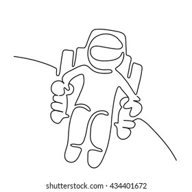 Astronaut EPS 10 vector file