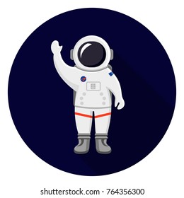 astronaut flat design