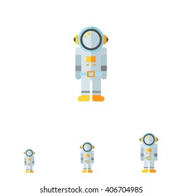 Astronaut flat icon