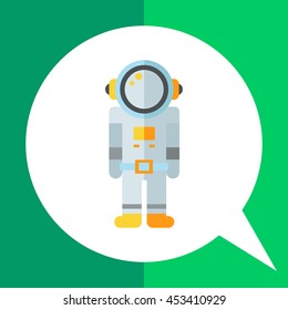 Astronaut flat icon