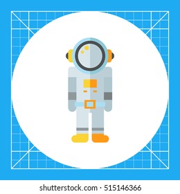 Astronaut flat icon