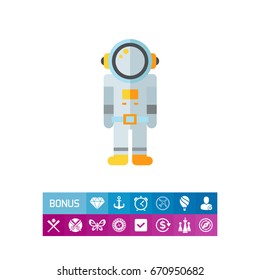 Astronaut flat icon