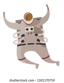 astronaut floating in space