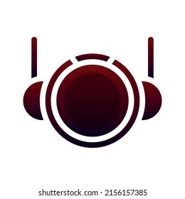 astronaut gradient logo design template icon