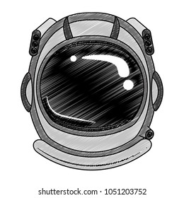 Astronaut helmet cartoon