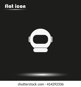 Astronaut helmet icon.