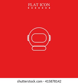 Astronaut helmet icon.